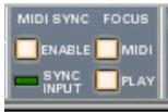 PROPELLERHEAD REASON - Commandes de synchronisation MIDI Sync et Focus - 1