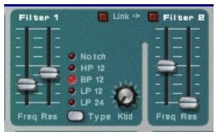 PROPELLERHEAD REASON - Section des filtres - 1