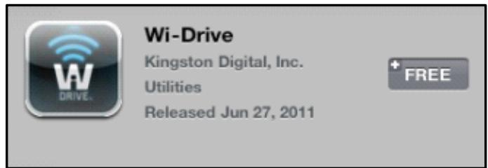 KINGSTON WID - Abbildung 1.1 -Suche nach Wi-Drive - 1