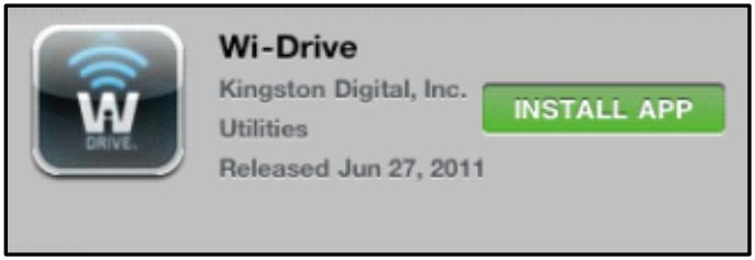KINGSTON WID - 安装Wi-Drive應用程式 - 2
