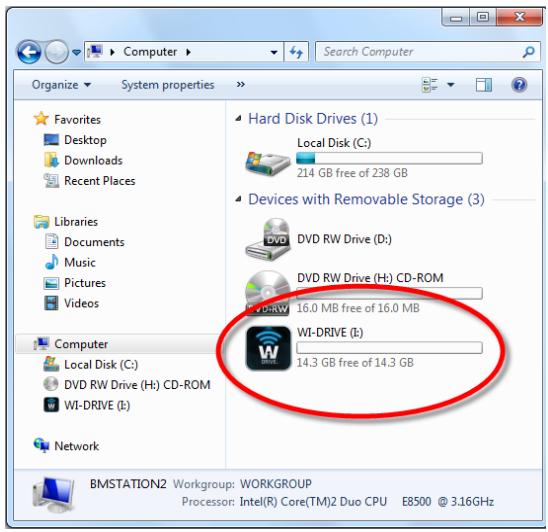 KINGSTON WID - Laden von Inhalten auf den Wi-Drive - 1