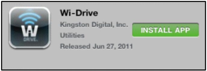 KINGSTON WID - Instalacao do aplicativo Wi-Drive - 2