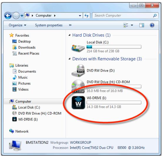 KINGSTON WID - Propojení Wi-Drive s počitačem - 2