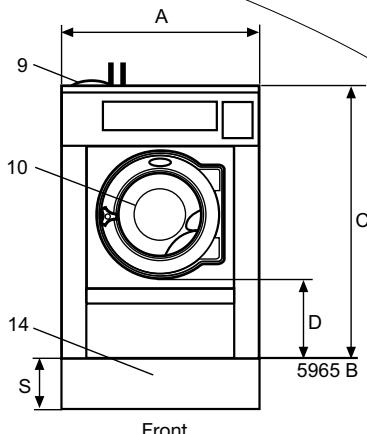 ELECTROLUX LAUNDRY SYSTEMS WB4130H - Principales options - 2