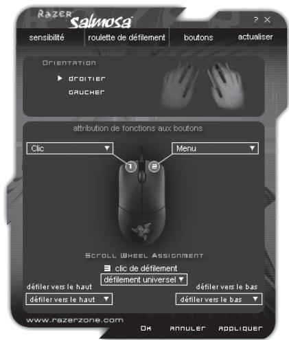 RAZER SALMOSA - Déroulement universel : - 1