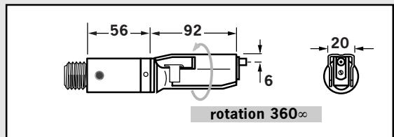 AVDEL GENESIS G2S - Possibilities de la TETE PIVOTANTE A ANGLE DROIT - 1