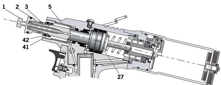 AVDEL GENESIS G2S - Préparation de l'outil de base en vue de l'installation de l'adaptateur de tête pivotante droite et à angle croit - 1