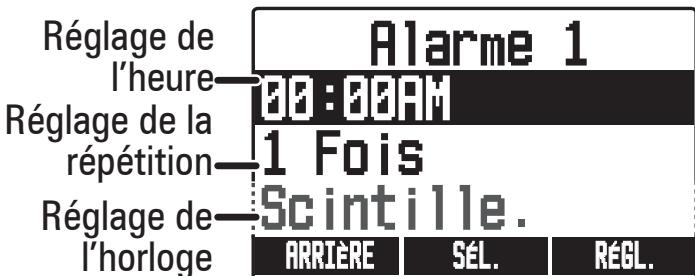 UNIDEN DECT4066 - Réglage de l'alarme - 1