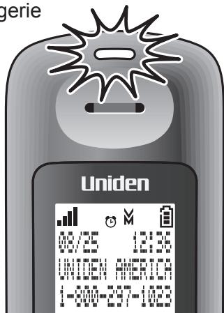 UNIDEN DECT4066 - Réinitialisation du voyant de message vocal - 1