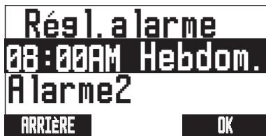 UNIDEN DECT4066 - Réglage de l'alarme - 3