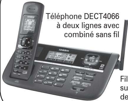 UNIDEN DECT4066 - Ce que l'emballage contient? - 1