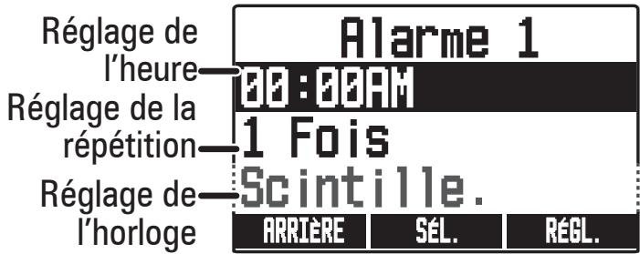 UNIDEN DECT4096 - Réglage de l'alarme - 1