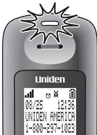 UNIDEN DECT4096 - Utiliser l'avis vocal de message - 1