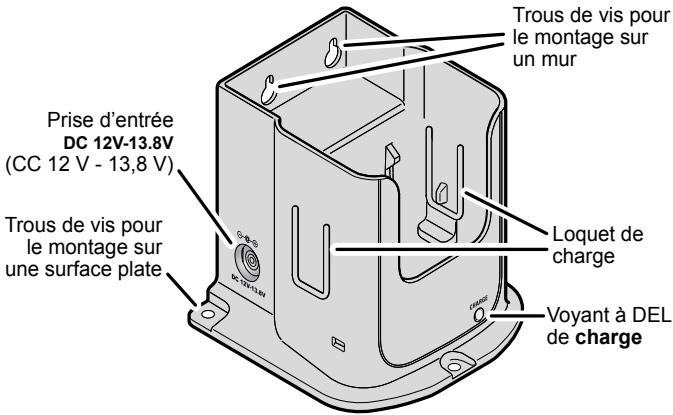 UNIDEN MHS550 - Nomenclature des pieces du chargeur - 1