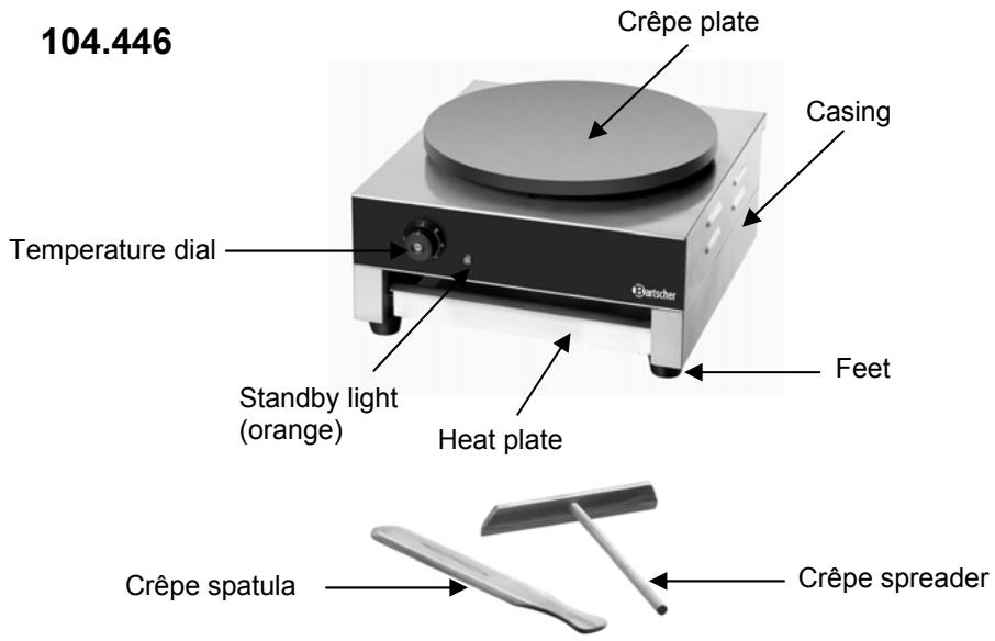 BARTSCHER 104446 - Overview of parts - 1
