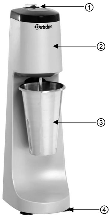 BARTSCHER 135.105 - Overzicht van onderdelen - 1