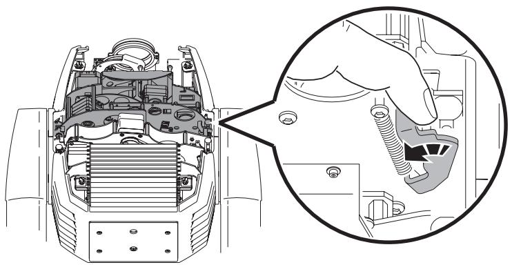 MARTIN MAC 700 PROFILE - Retrait du module de gobos - 5