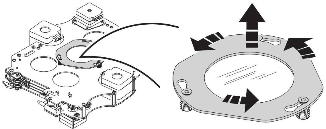 MARTIN MAC 700 PROFILE - Retrait du diffuseur - 1