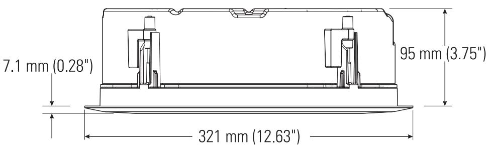 QSC AUDIO AD-CI52T - AD-CI52ST Dimensions - 1