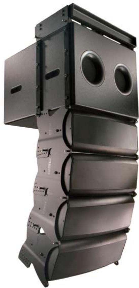 QSC AUDIO WL115-SW - Configurations du line array - 1