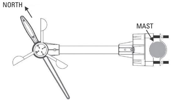 HAMA EWS-1500 - Calibrating the anemometer &amp; installing batteries - 1