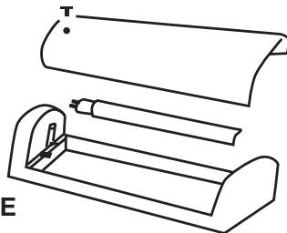 CURTIS RT110 - REEMPLACEMENT DU TUBE DE LA LAMPE - 1