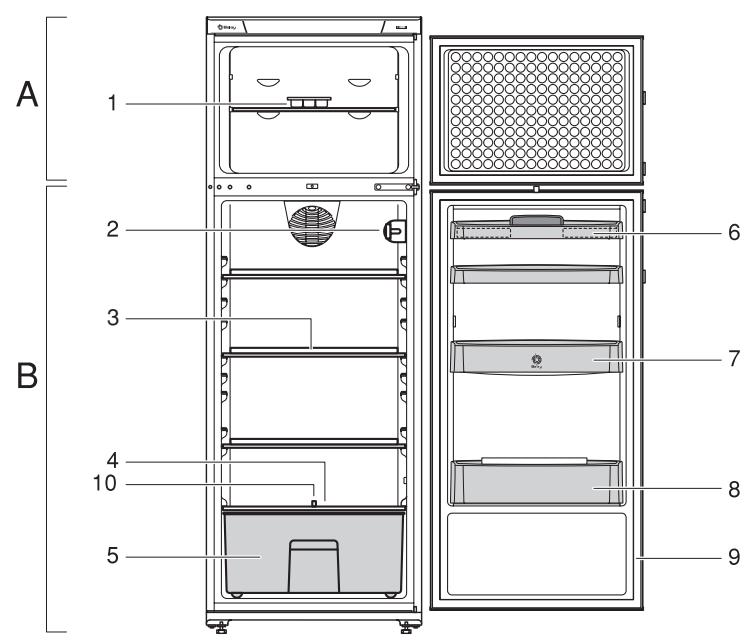 BALAY 3FE2760B - Sectores de frio na zona de refrigeracao - 6