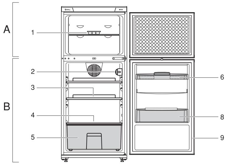 BALAY 3FE2760B - Sectores de frio na zona de refrigeracao - 3