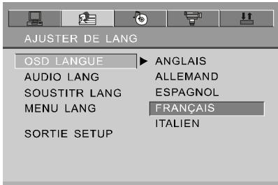 NEXT BASE SDV97 - Ajuster de LANG - 1