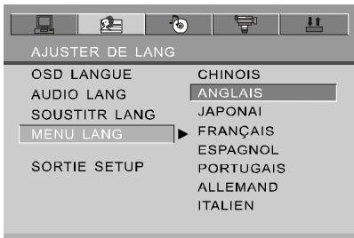 NEXT BASE SDV97 - Ajuster de LANG - 2