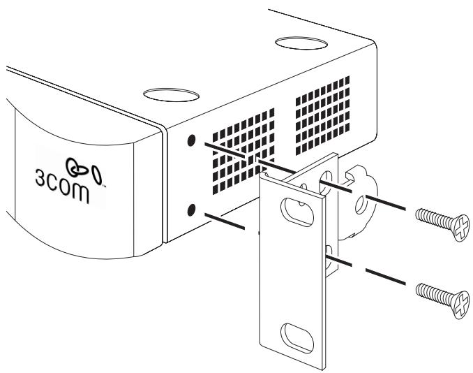 3COM SS3 BASELINE HUB 12 PORTS - Utilisation du KIT de montage - 2