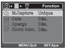 FERRANIA SD-825 - Menu capture - 3