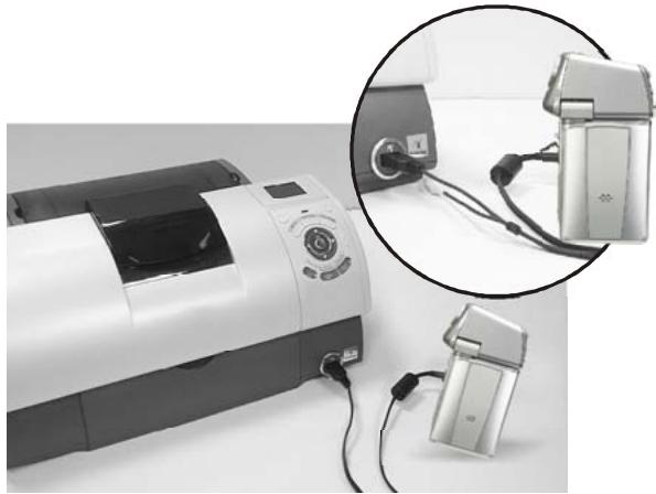 FERRANIA SD-V615 - Connecter l'appareil photo à une imprimante compatible pictbridge - 1