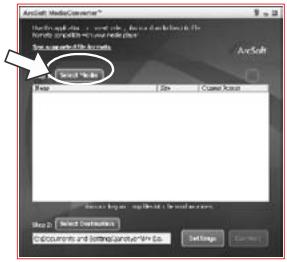 FERRANIA SD-V615 - Pour convertir les fichiers de photos ou de vidéo - 1