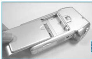 FERRANIA SD-V615 - Installer la batterie - 1