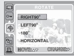 FERRANIA SD-V615 - Comment faire pivoter une image - 1