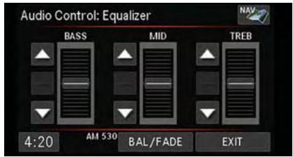 DODGE AVENGER - Menu Audio Control [Commande audio] - 1