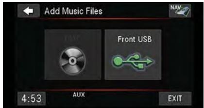 DODGE AVENGER - Copier la musique à partir d'un dispositif USB - 1
