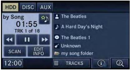 DODGE AVENGER - Lecture de musique à partir du disque dur - 1