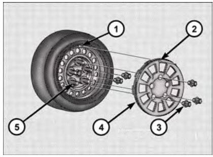 DODGE AVENGER - Véhicules munis d'enjoliveurs de roue - 1