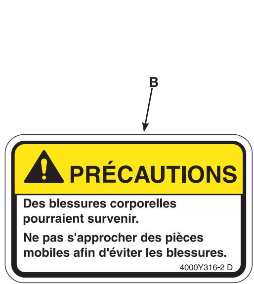 CYBEX INTERNATIONAL 12231 DIP CHIN - Autocollants d'avertissement / mise en garde - 3