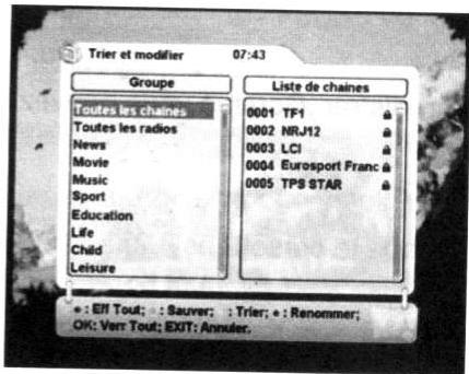 VEA THD 100 - Verrouillage d'un groupe de chaines - 1