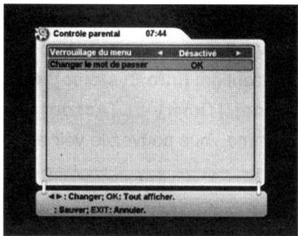 VEA THD 100 - - Menu verrouillage - 1