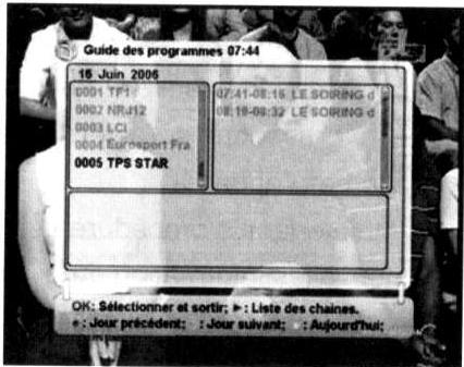 VEA THD 100 - Guide des programmes électronique (EPG) - 1