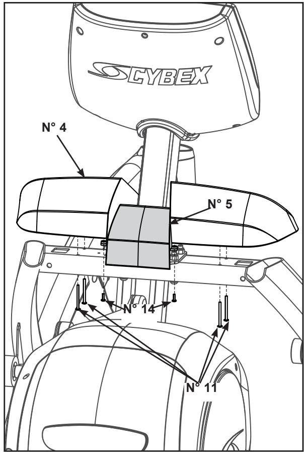 CYBEX INTERNATIONAL 750A-750AT ARC - Fixez la pièce d'insertion du plateau - 1
