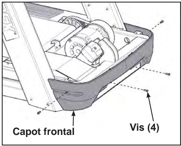 CYBEX INTERNATIONAL 770T-CT TREADMILL - Fixez les capots frontaux. - 1