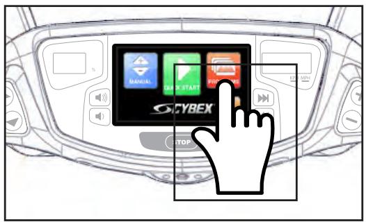CYBEX INTERNATIONAL 770T-CT TREADMILL - Écran et commandes de l'utilisateur CardioTouch - 2