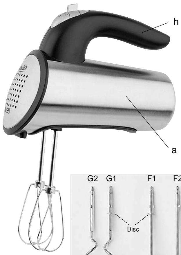 WHITE & BROWN BM 562 - DESCRIPTION OF THE APPLIANCE - 1