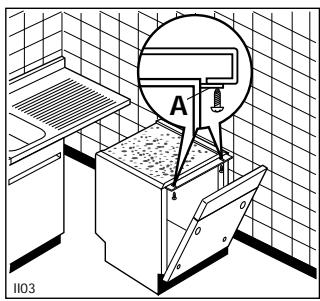 JUNO JSI1341W - Fixation au plan de travail - 1