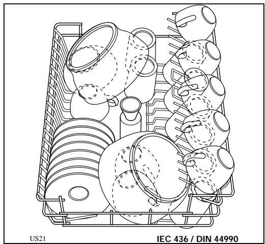 JUNO JSI1341W - Utilisation du panier supérieur - 1